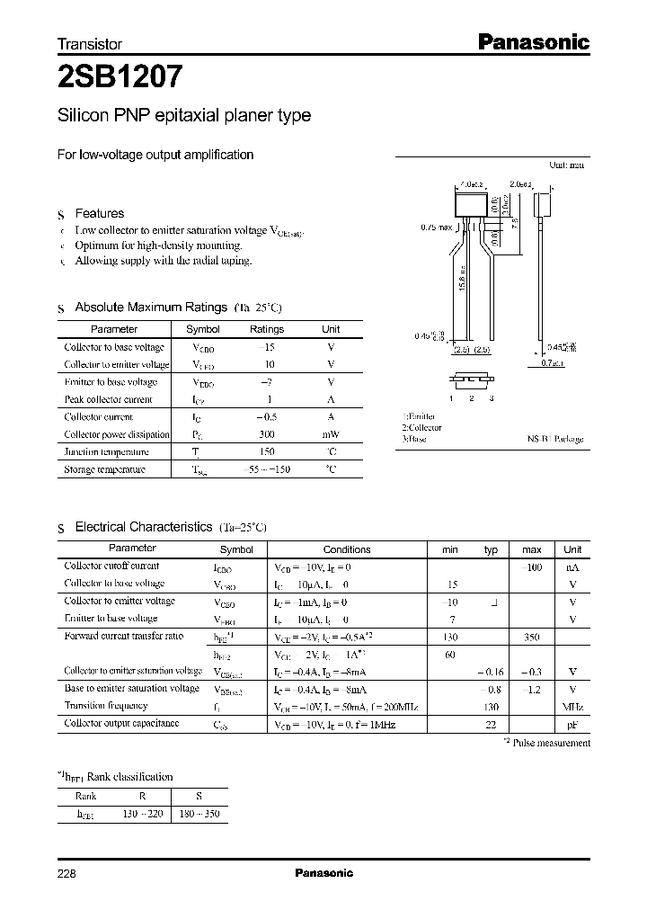 2SB1207_305337.PDF Datasheet