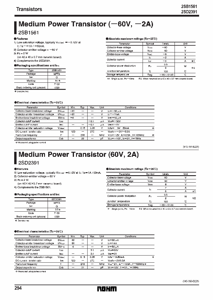 2SB1561_305096.PDF Datasheet