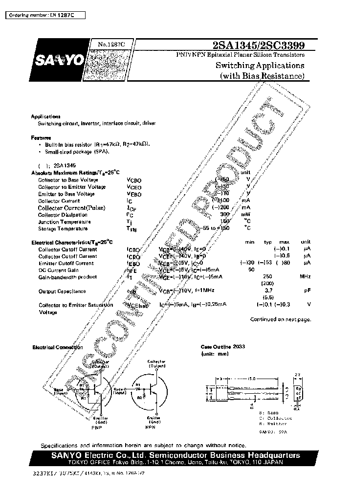 2SC3399_287565.PDF Datasheet