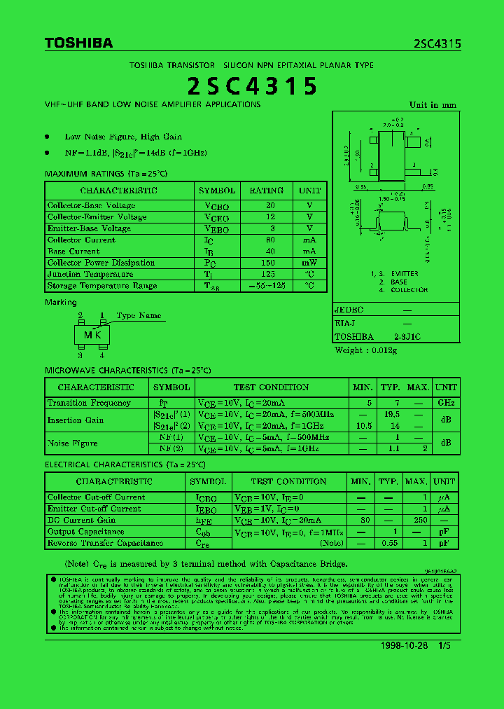 2SC4315_206174.PDF Datasheet