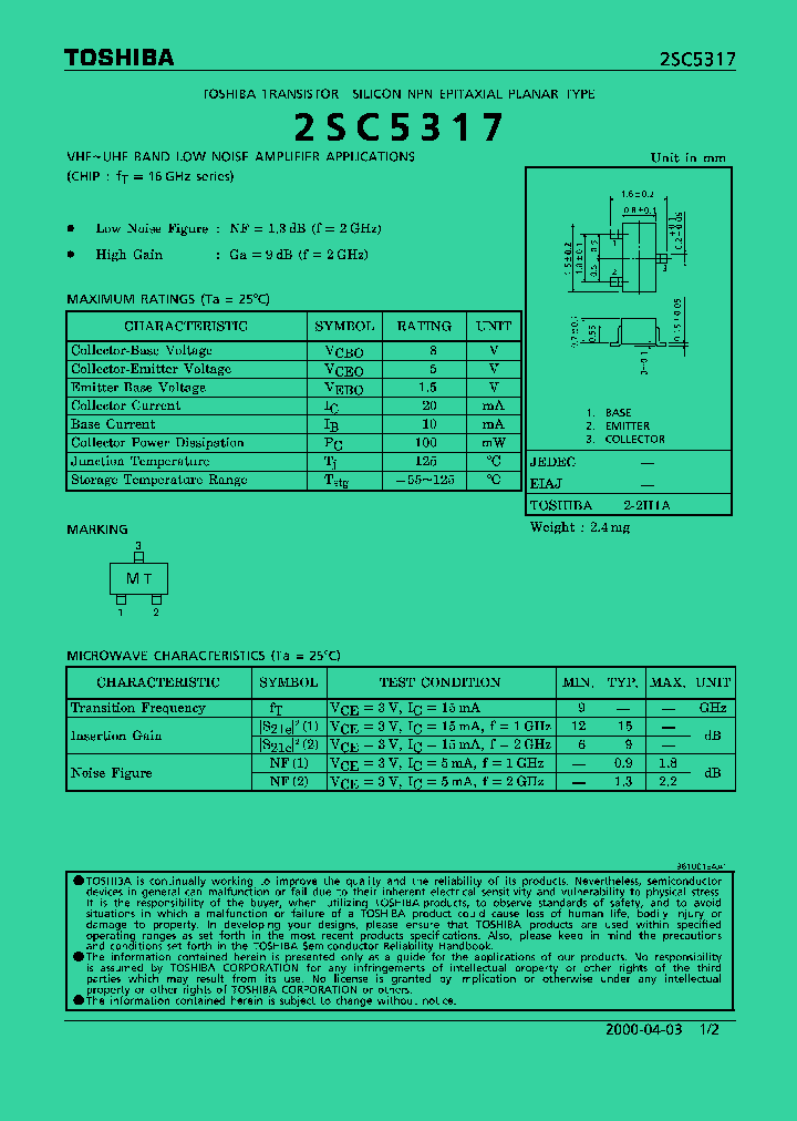 2SC5317_292333.PDF Datasheet