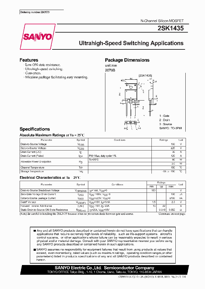 2SK1435_291734.PDF Datasheet