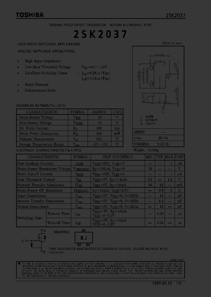 2SK2037_296347.PDF Datasheet