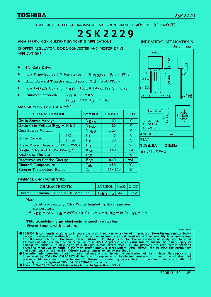 2SK2229_264276.PDF Datasheet