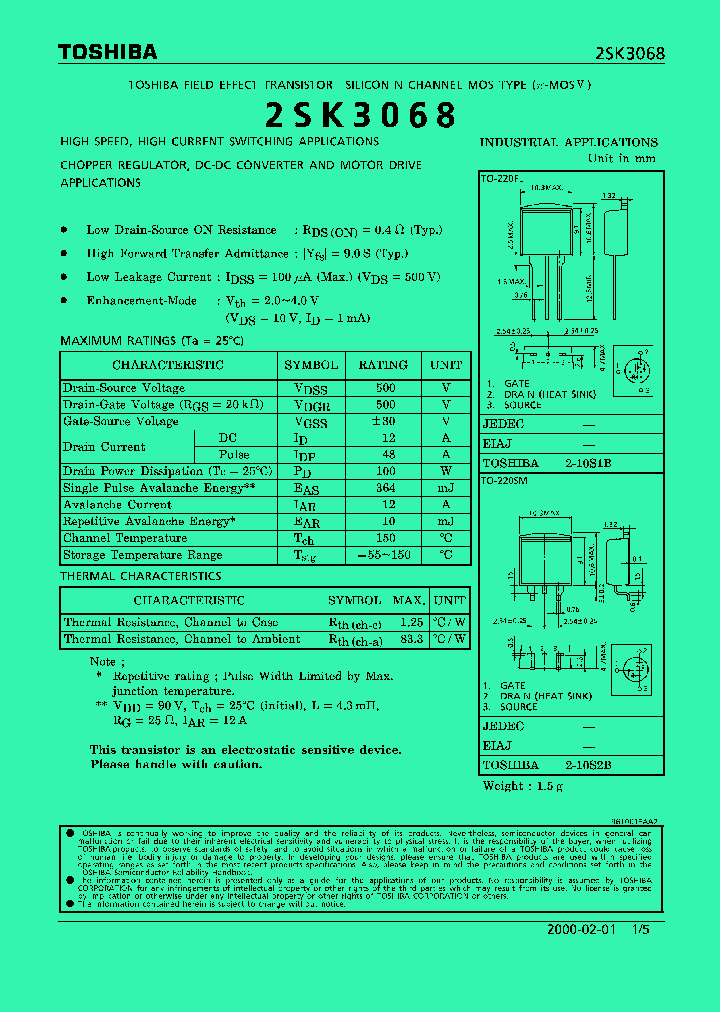 2SK3068_272046.PDF Datasheet