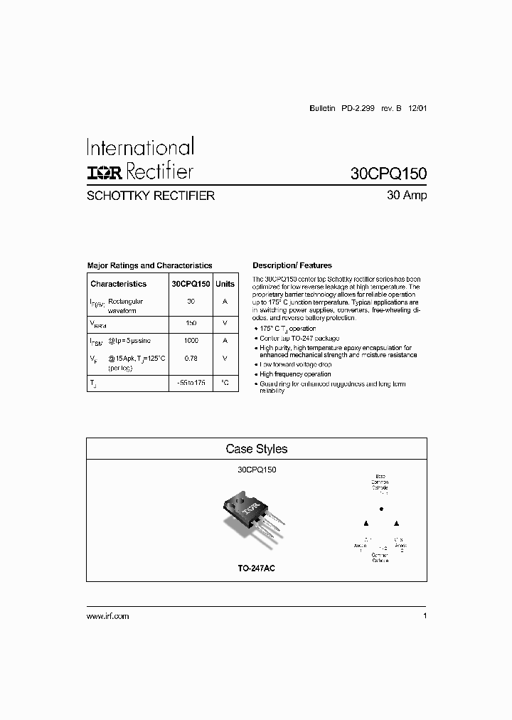 30CPQ150_287421.PDF Datasheet