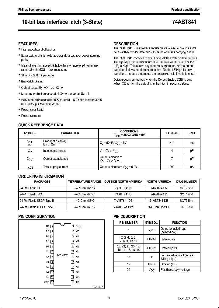 74ABT841_243067.PDF Datasheet