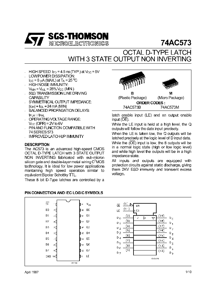 74AC573_268751.PDF Datasheet