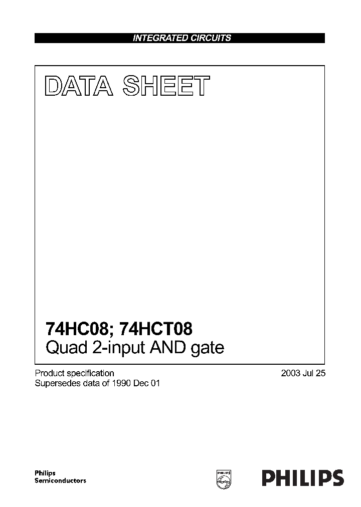74HC08NBSP_279914.PDF Datasheet