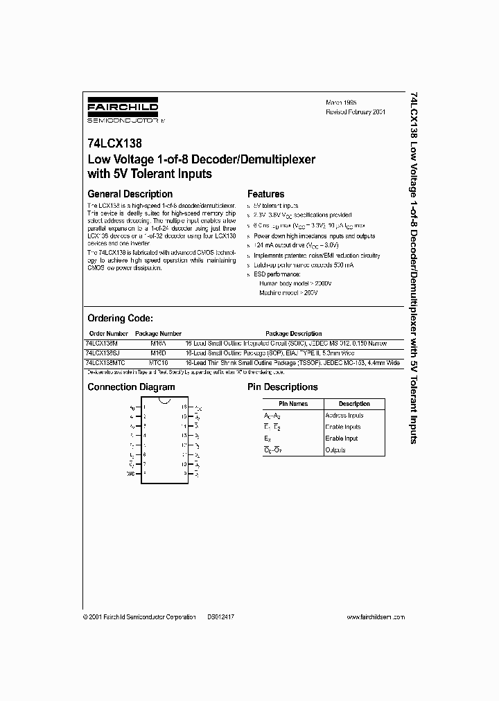 74LCX138_282886.PDF Datasheet