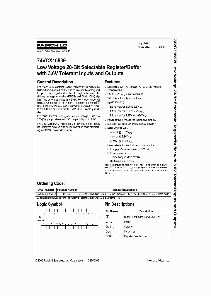 74VCX16839_263848.PDF Datasheet