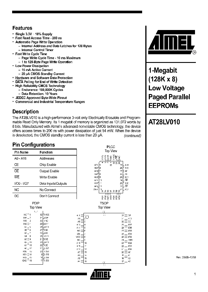AT28LV010NBSP_287828.PDF Datasheet