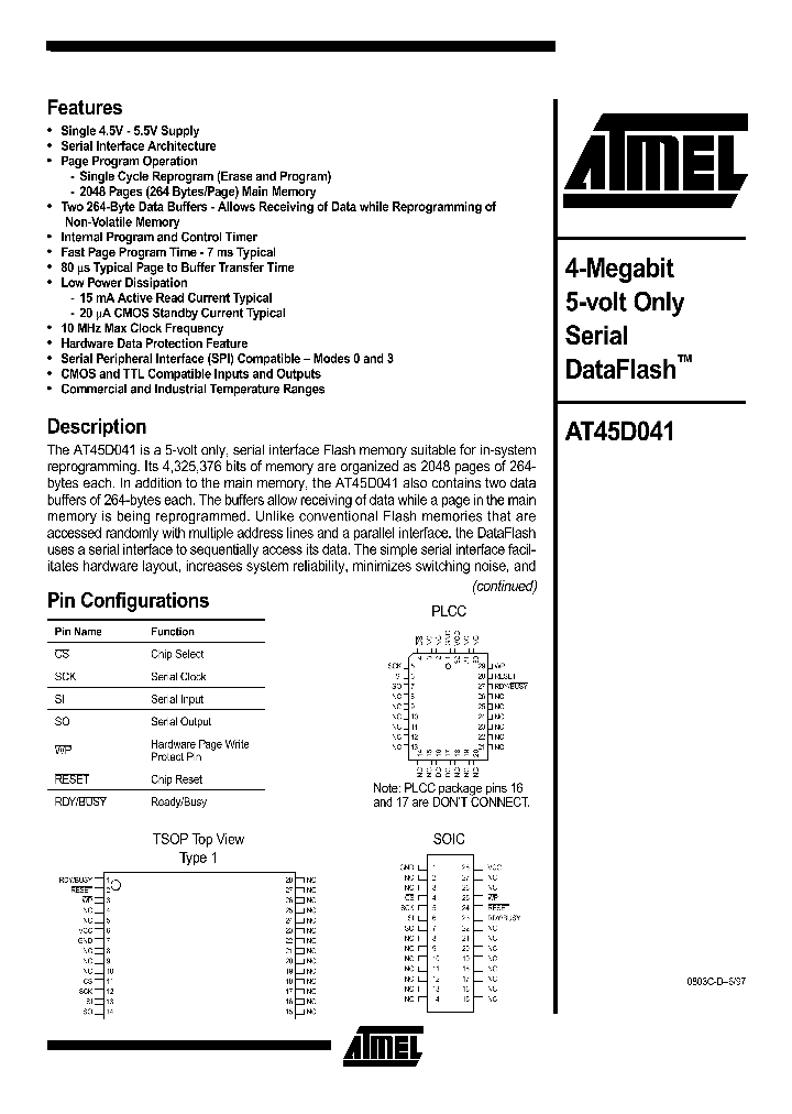 AT45D041_127128.PDF Datasheet