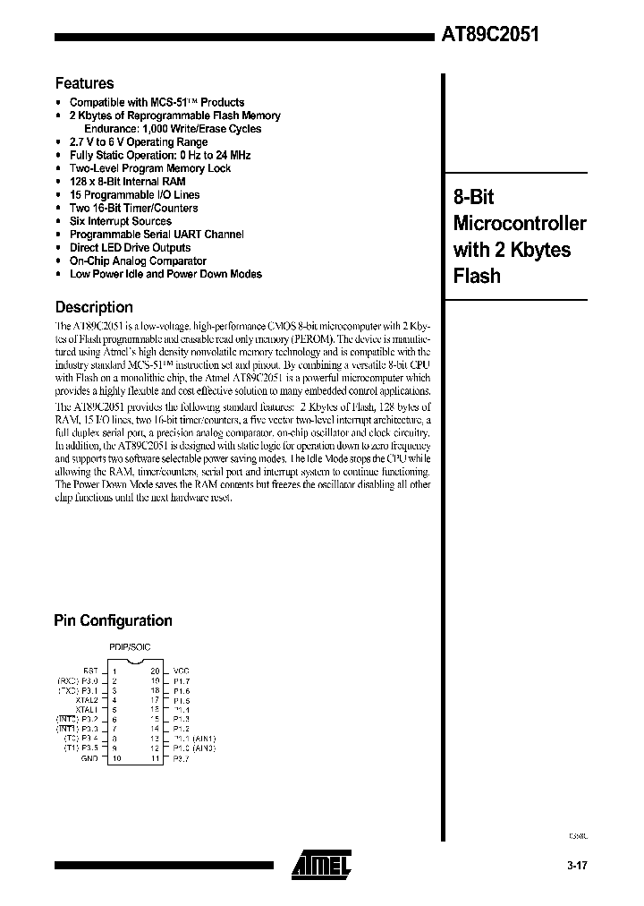 AT89C2051NBSP_276756.PDF Datasheet