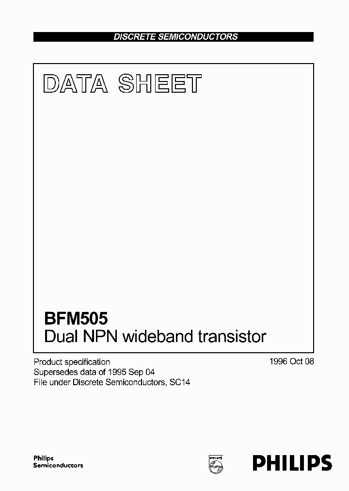 BFM505_272072.PDF Datasheet