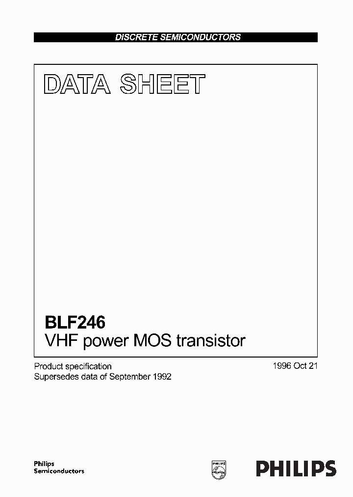 BLF246_244505.PDF Datasheet