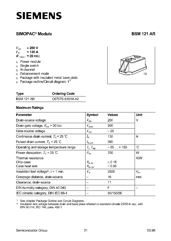 BSM121AR_266449.PDF Datasheet