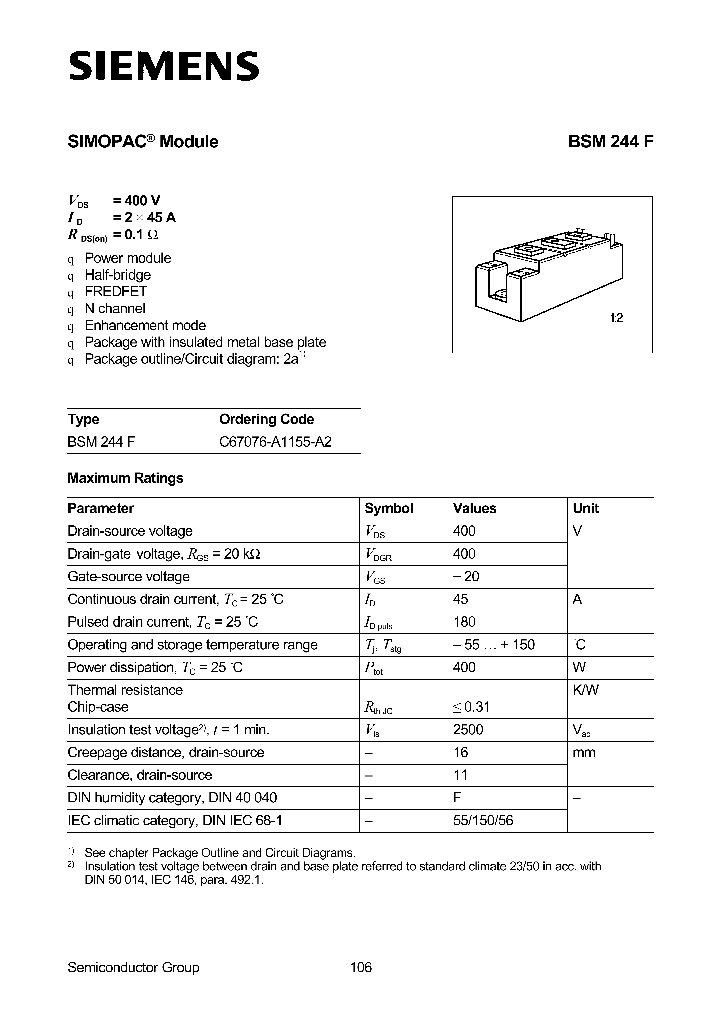 BSM244F_253325.PDF Datasheet