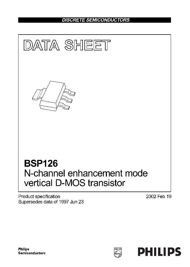 BSP126_283915.PDF Datasheet