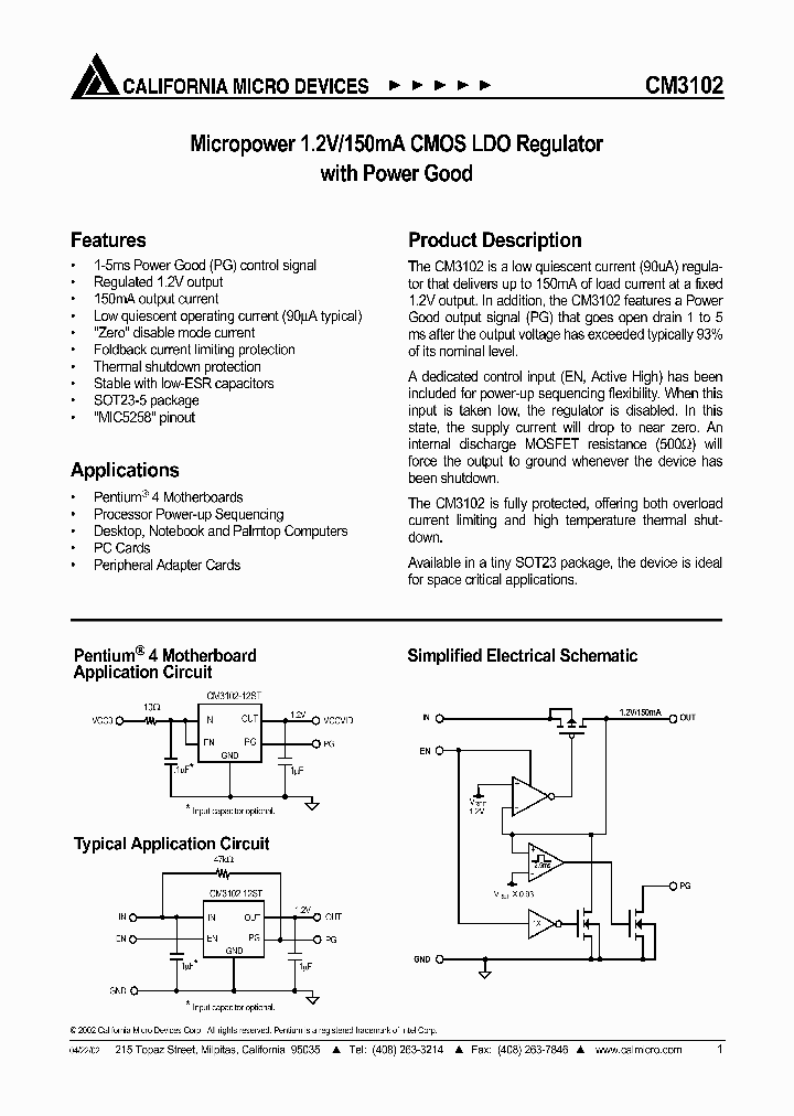 CM3102_297528.PDF Datasheet