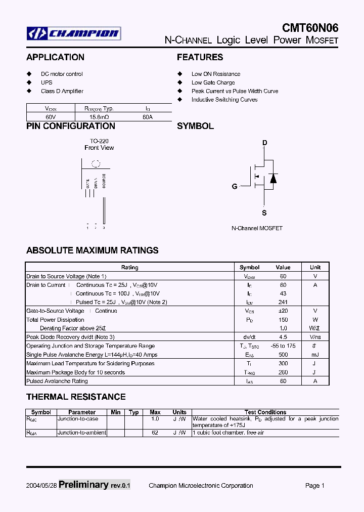 CMT60N06_300196.PDF Datasheet