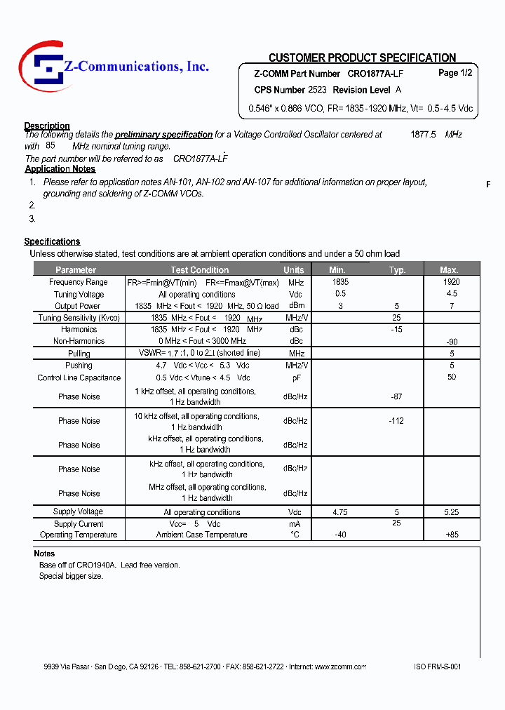 CRO1877A-L_292226.PDF Datasheet