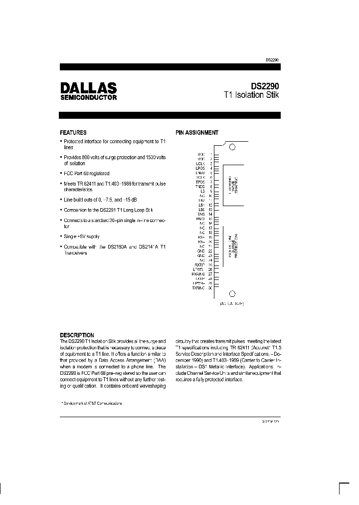 DS2290_277178.PDF Datasheet