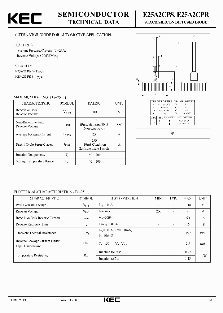 E25A2CPR_266327.PDF Datasheet