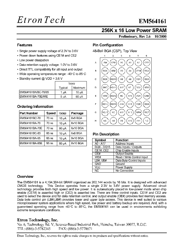 EM564161_251236.PDF Datasheet