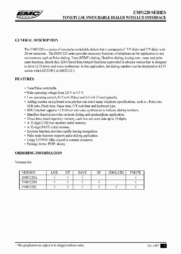 EM91220_264244.PDF Datasheet