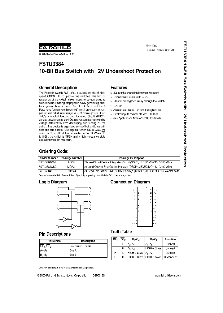 FSTU3384_272943.PDF Datasheet