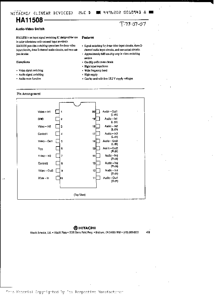 HA11508NBSP_219371.PDF Datasheet