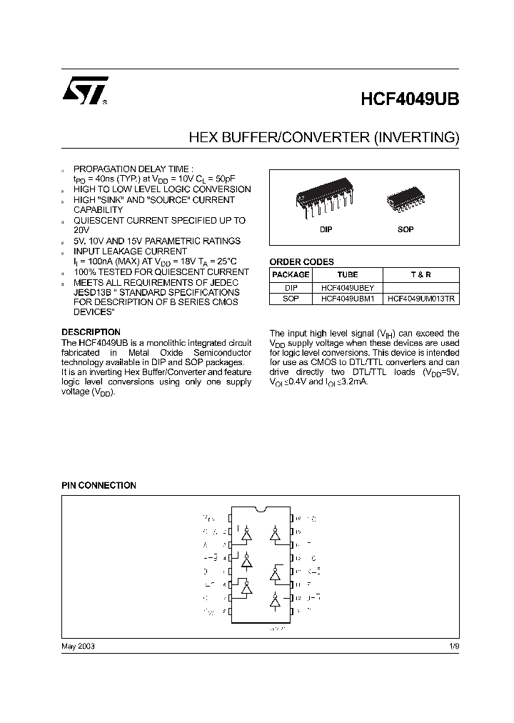 HCF4049U_285138.PDF Datasheet