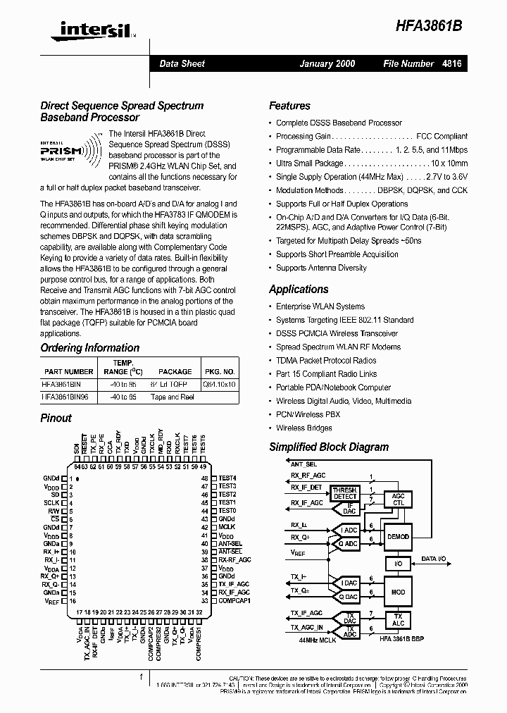 HFA3861B_293556.PDF Datasheet