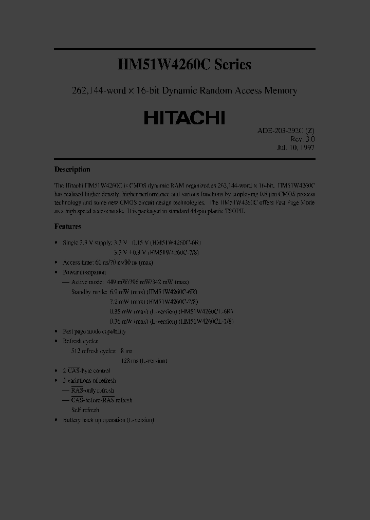 HM51W4260CLTT-6R_222809.PDF Datasheet