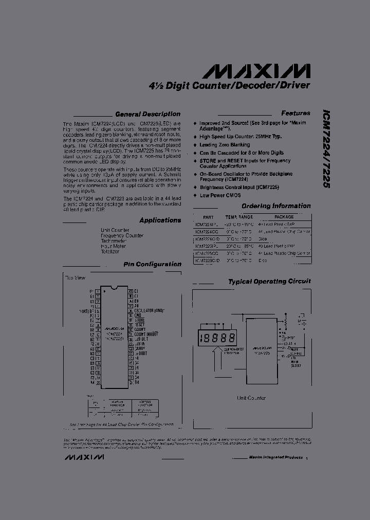 ICM7224CQ_8862.PDF Datasheet