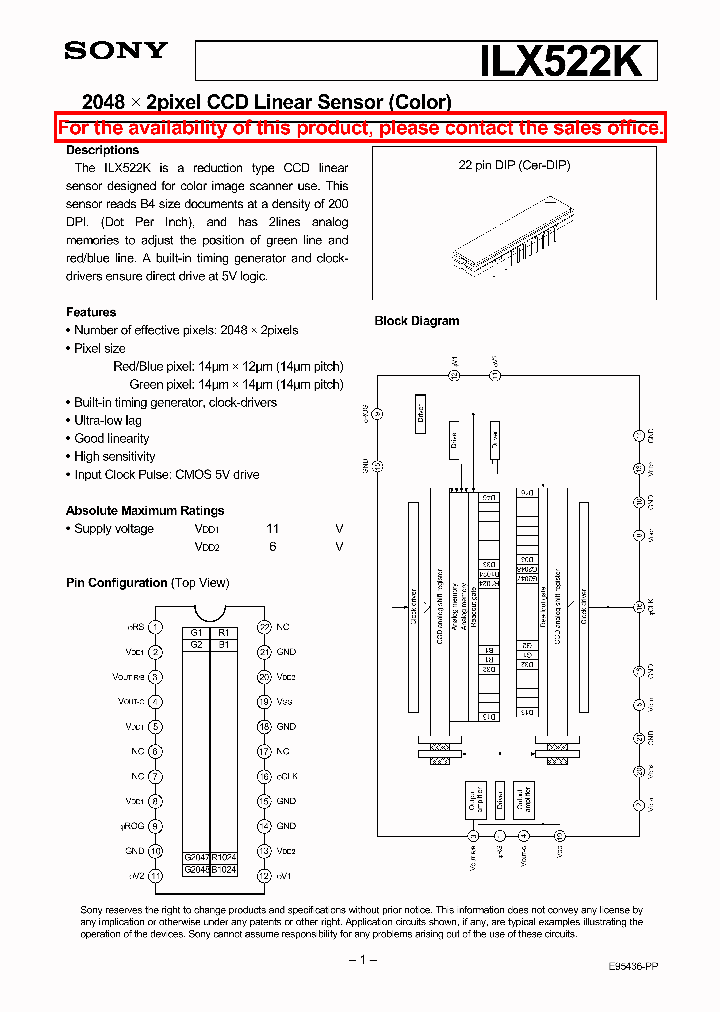 ILX522K_249368.PDF Datasheet