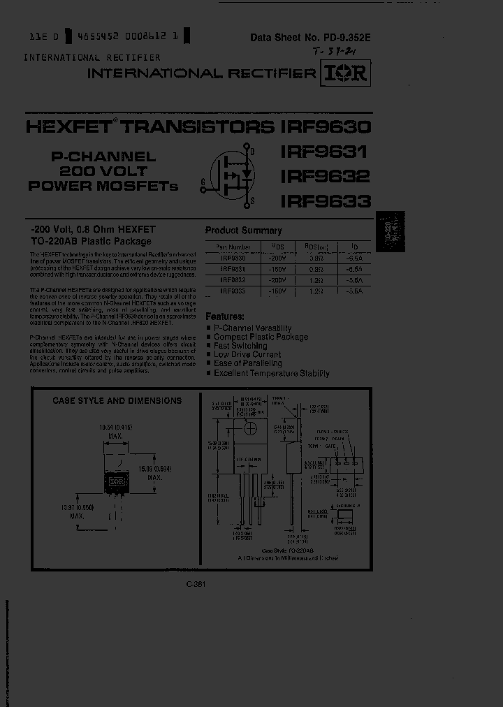 IRF9633_242918.PDF Datasheet