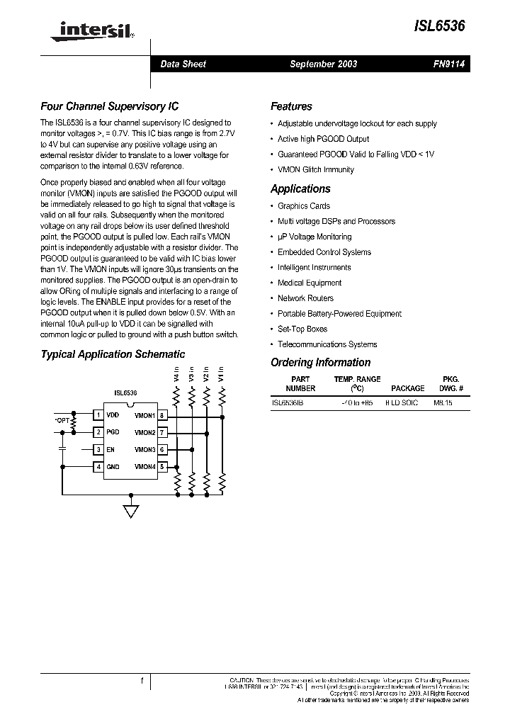 ISL6536IB_277109.PDF Datasheet