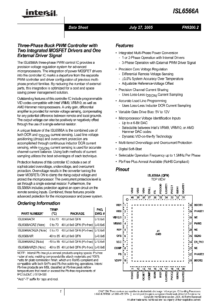 ISL6566A_257424.PDF Datasheet