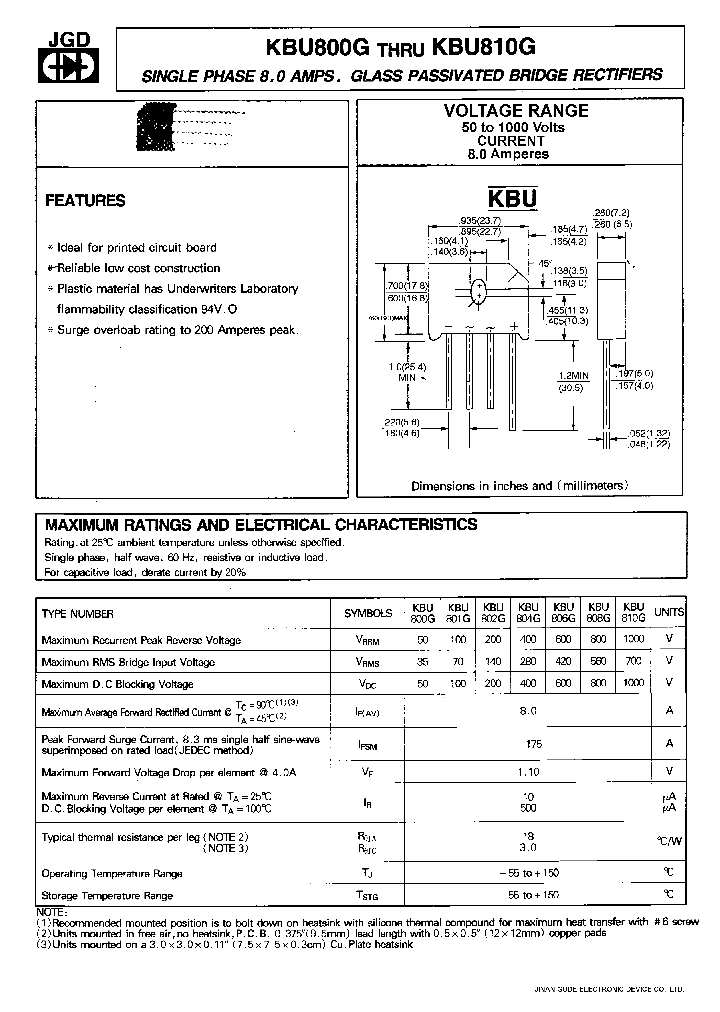 KBU806G_180031.PDF Datasheet