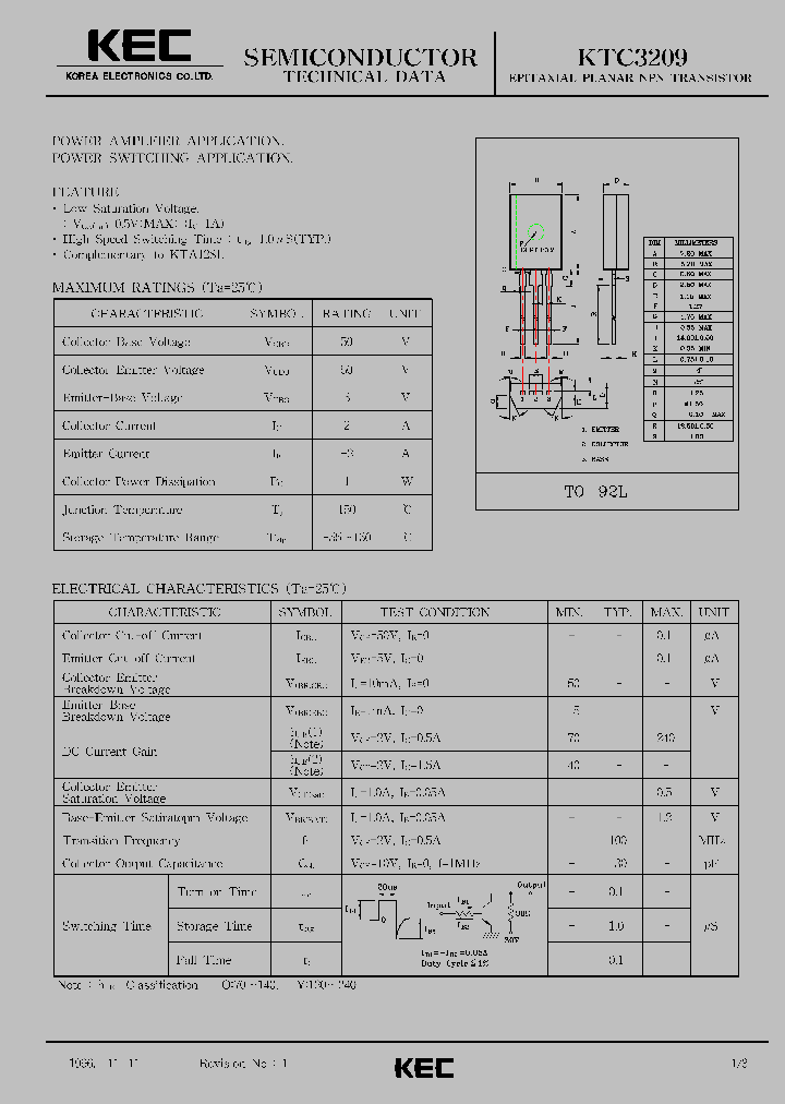 KTC3209_205689.PDF Datasheet