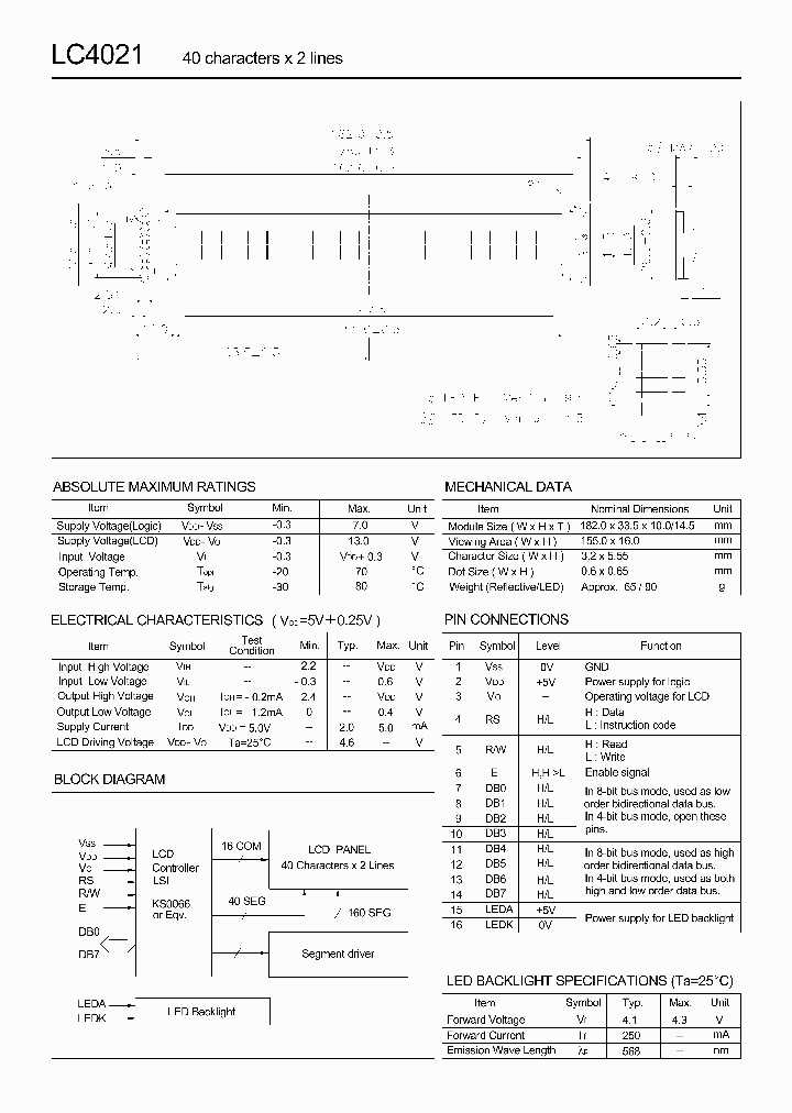 LC4021_278588.PDF Datasheet