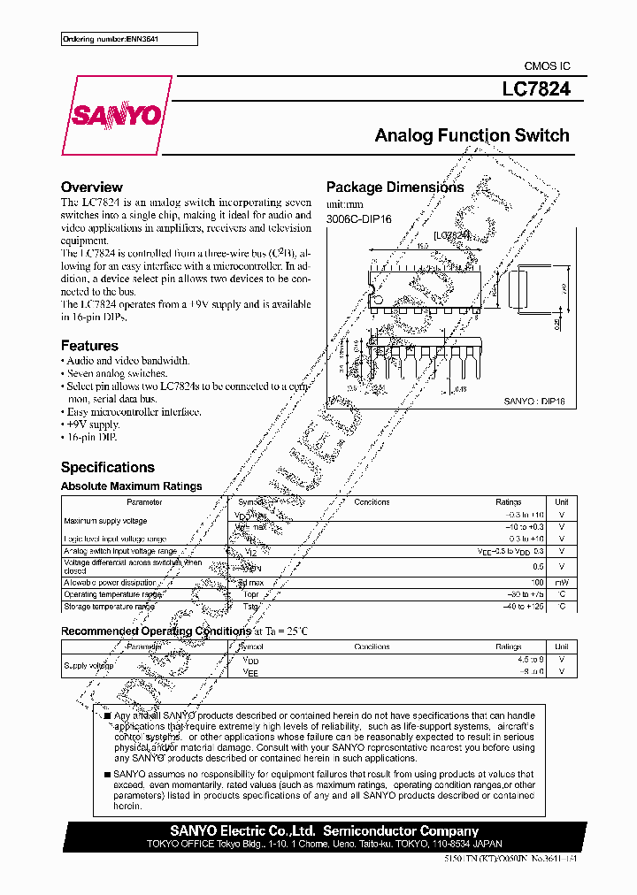 LC7824_288170.PDF Datasheet