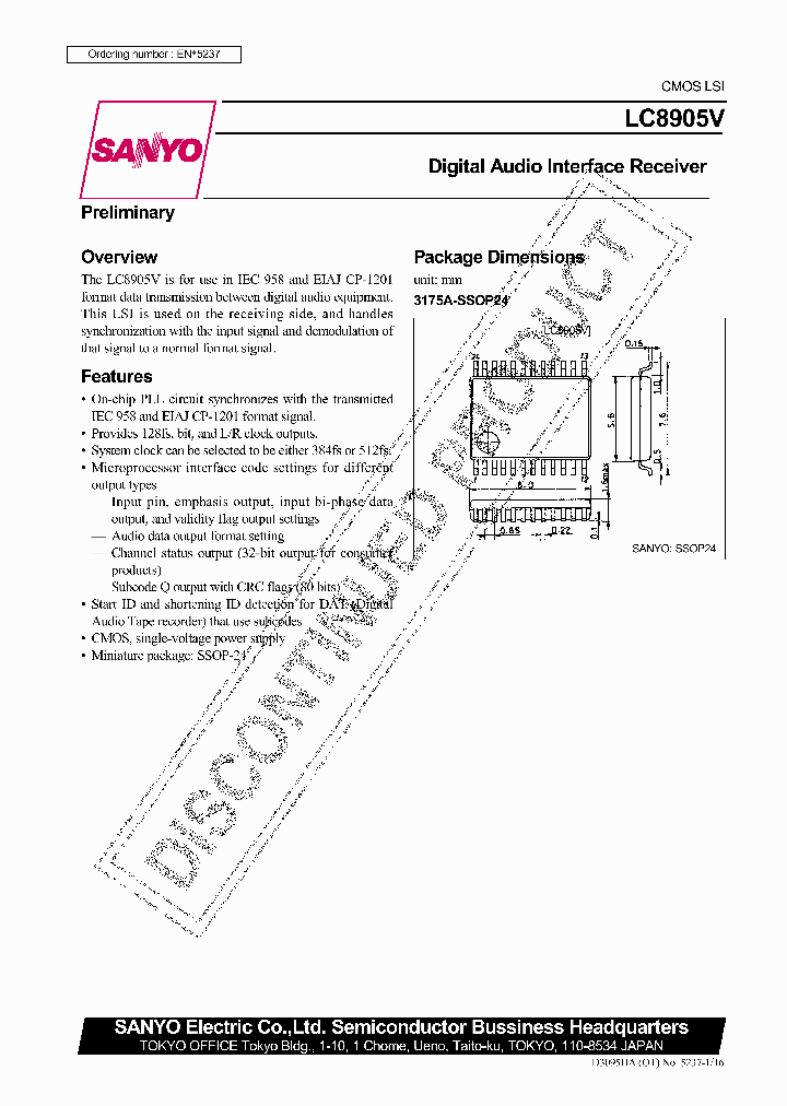 LC8905V_285387.PDF Datasheet