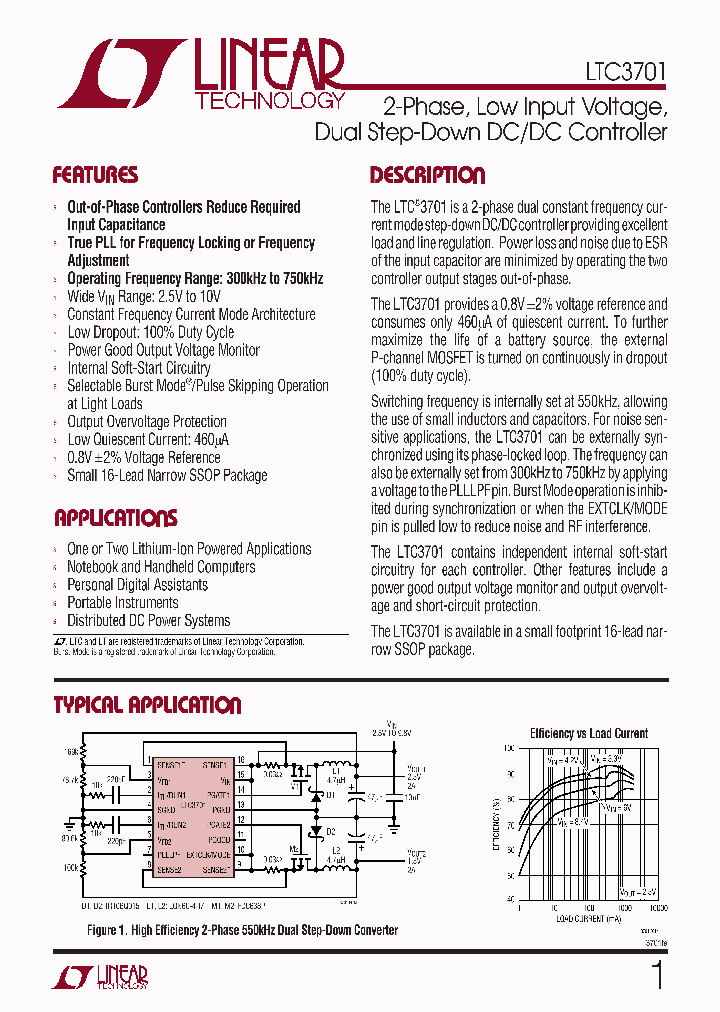 LTC3701EGN_214437.PDF Datasheet