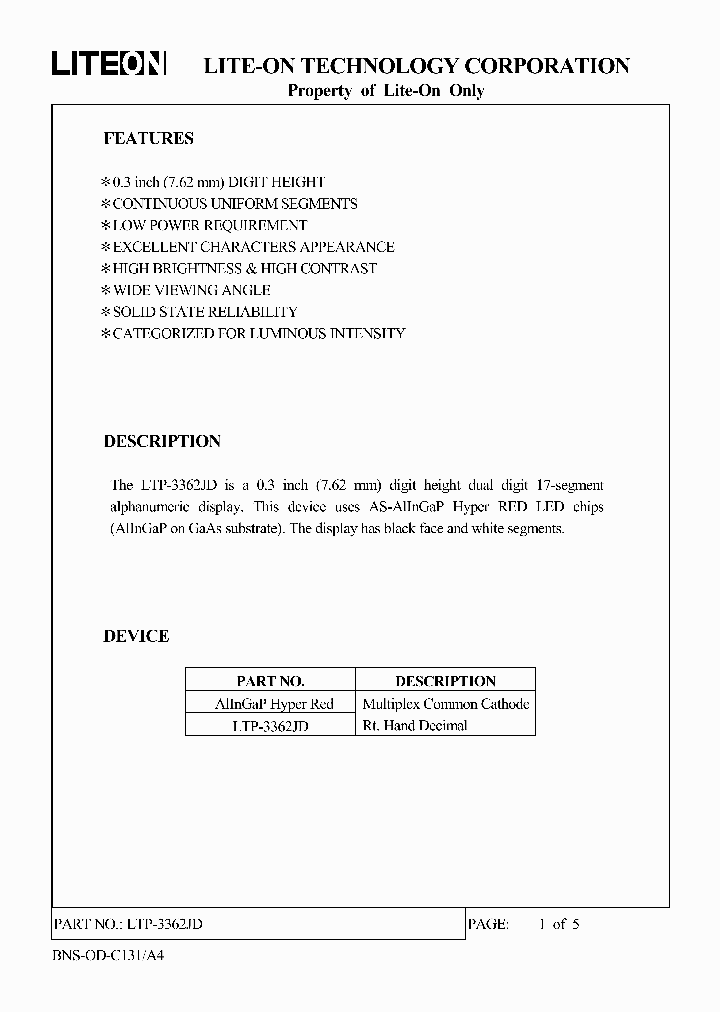 LTP-3362JD_299047.PDF Datasheet