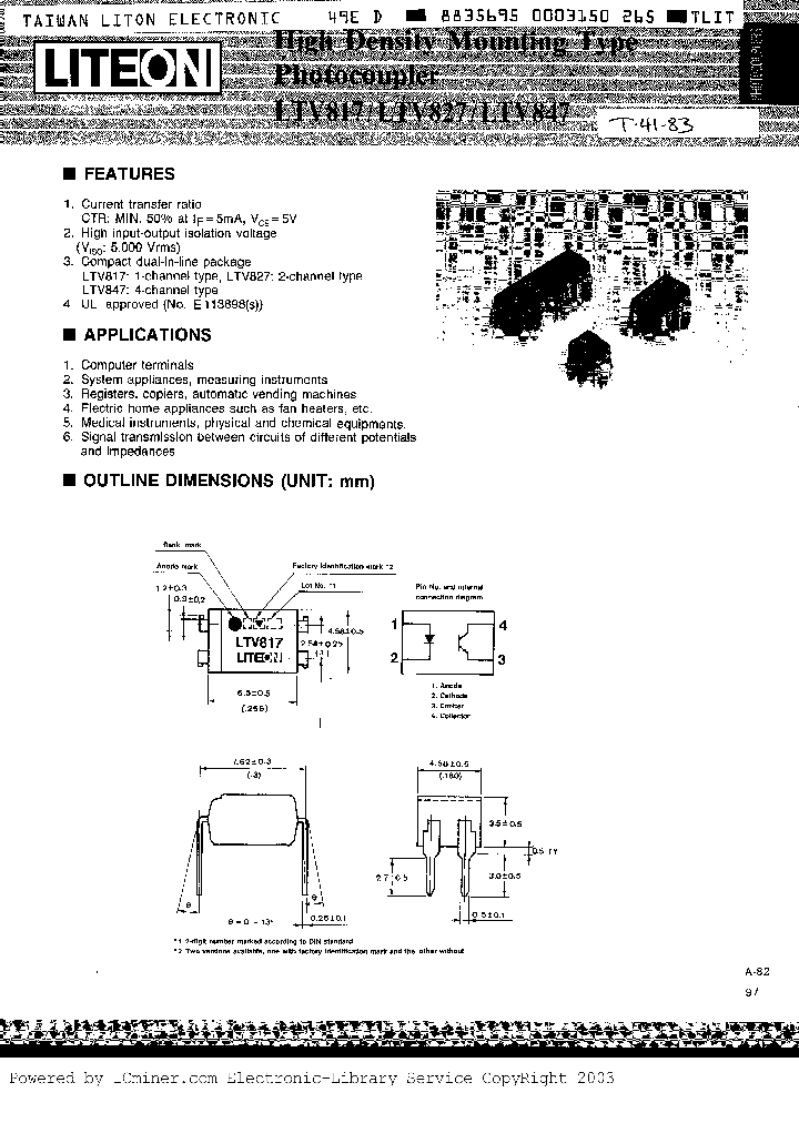 LTV817A_200687.PDF Datasheet