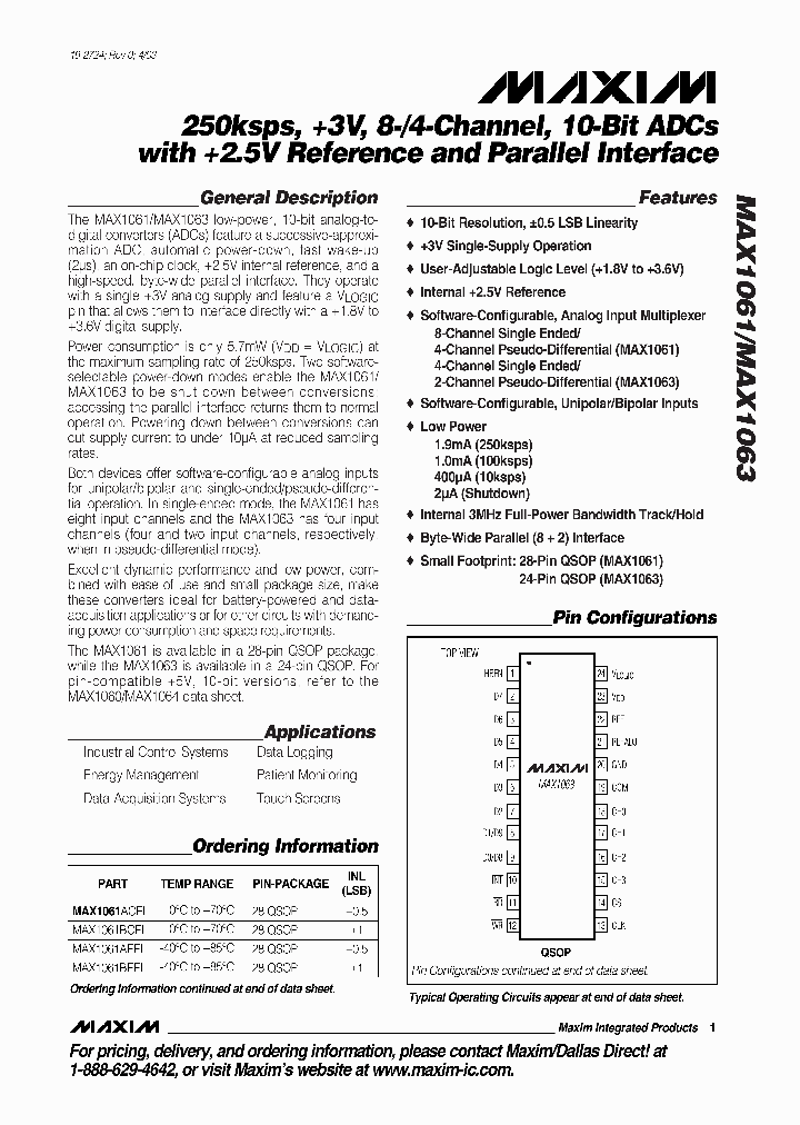 MAX1061_277727.PDF Datasheet