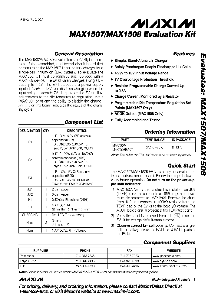 MAX1507EVKIT_284411.PDF Datasheet